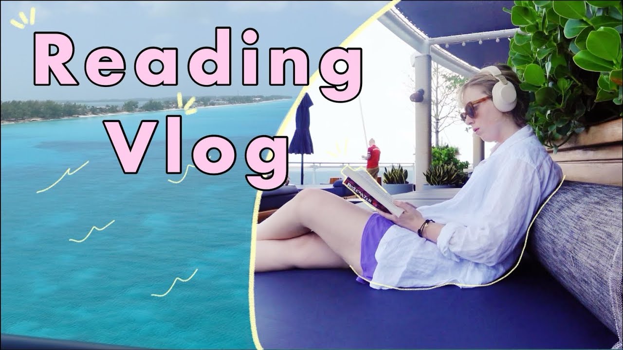 reading as many books as I can in the middle of the ocean (tropical reading vlog!)