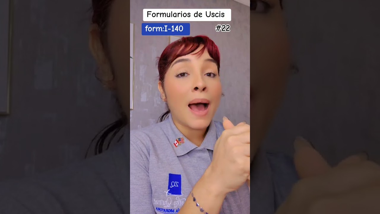 Formularios de USCIS form I-140 