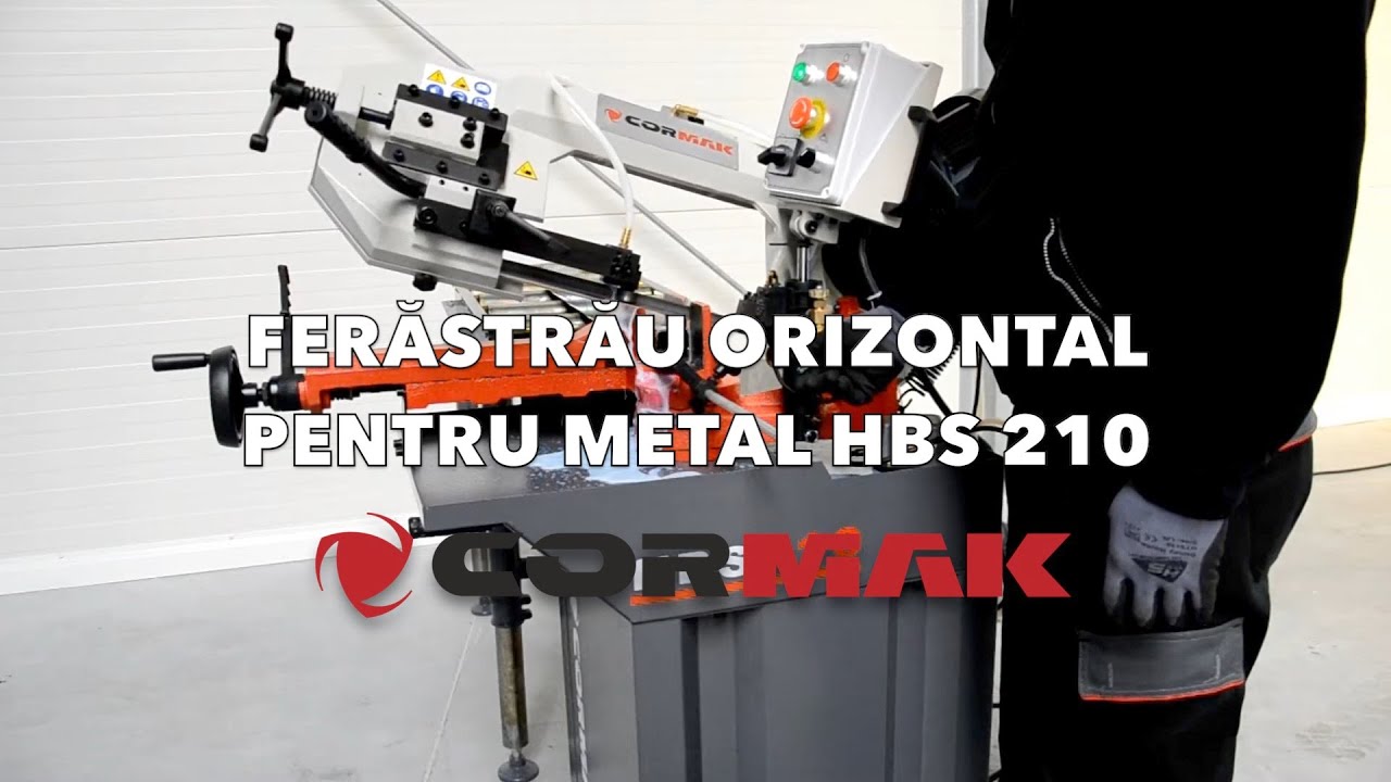 Ferastrau orizontal pentru metal 🇵🇱 CORMAK 🇷🇴 HBS 210
