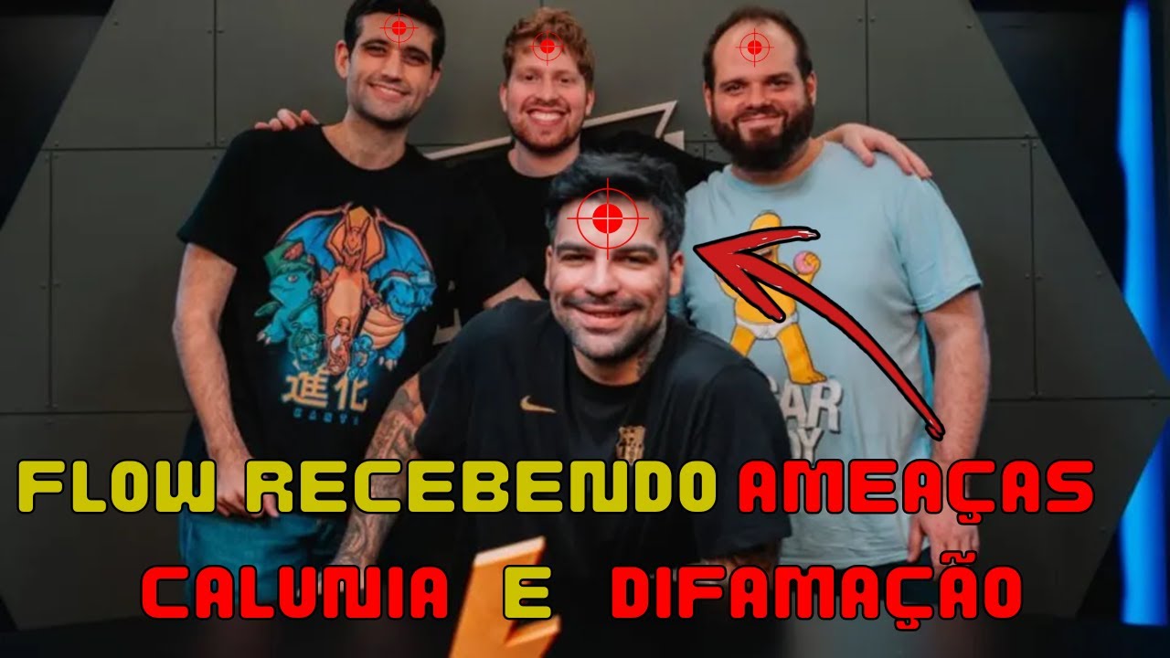 REACT !!! Flow games recebendo ameaças !!!