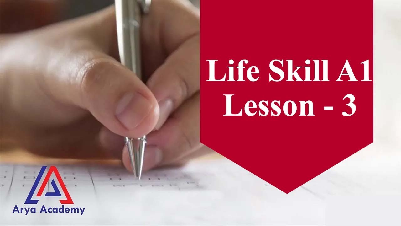 Life Skills A1 Lesson - 3 2024