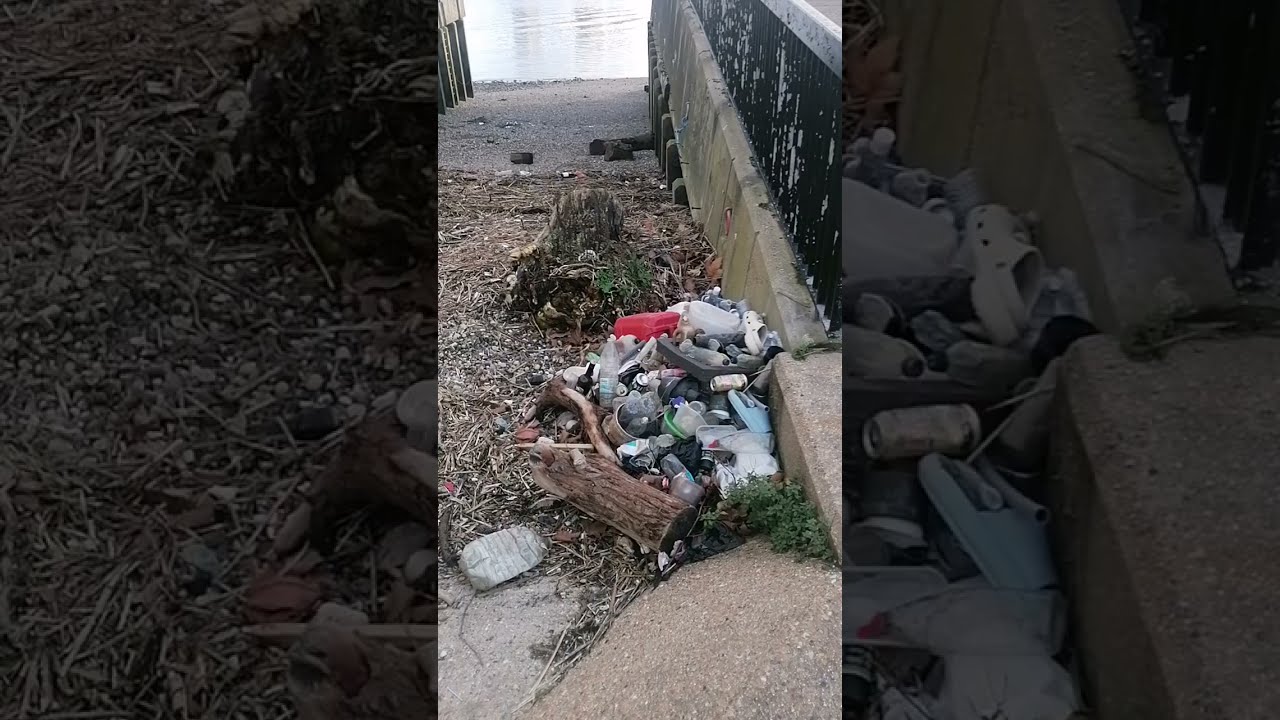 Лондон. Мусор, мемориал девочке. Прорываюсь сквозь ограды в North Woolwich. Часть 6.  #akiranalive 