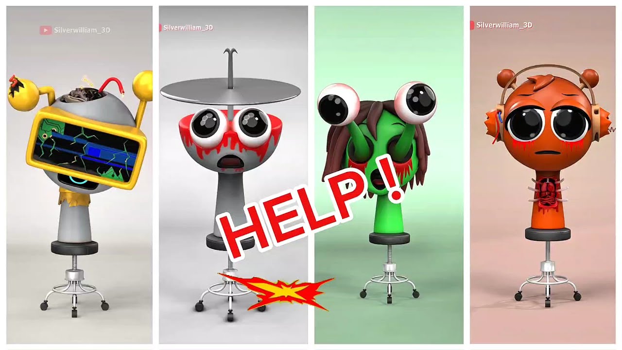 HELP! 😱 These Creepy 3D Characters Are ALIVE… (Don’t Watch Alone!#3DAnimation#Creepy