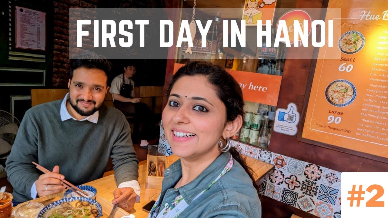 Hanoi Airport to Hanoi old quarter I Vietjet Flight Review I Must try food in Vietnam