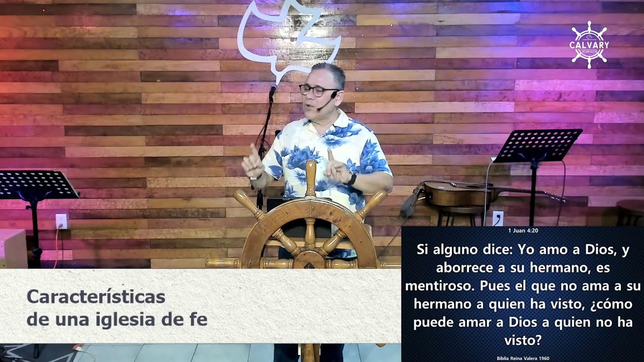 🔴#Envivo “Características de una iglesia de fe.“ por Pr. Gustavo Aguilar
