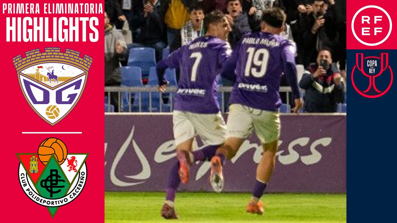 Resumen #CopaDelReyMAPFRE | CD Guadalajara 2-1 CP Cacere&ntilde;o | Primera Eliminatoria | Temp. 2025/26