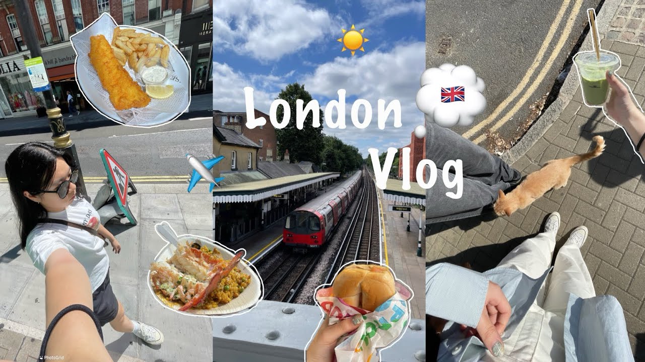 🇬🇧倫敦Vlog Ep.1 | 第一次自己✈️出國&語言學校 | 各種吃吃喝喝🥯🐟🍟| V&A博物館超美😻