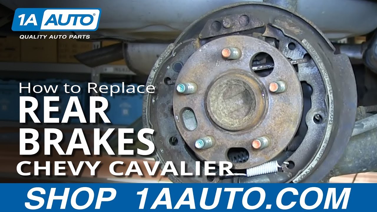 How to Replace Rear Brakes 95-02 Chevy Cavalier