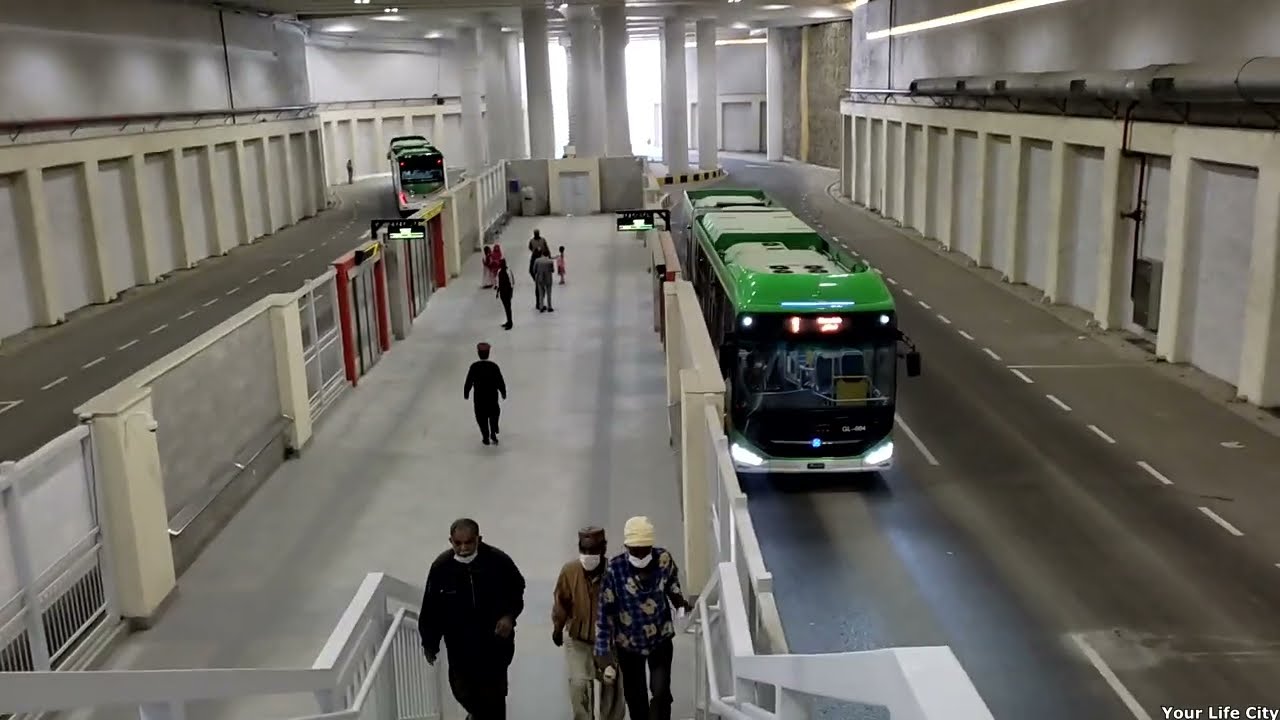 Green Line Bus - BRT Detailed Video - Karachi
