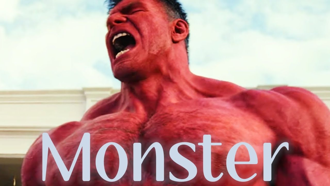 Captain America Brave New World, Red Hulk-Monster (fan edit)