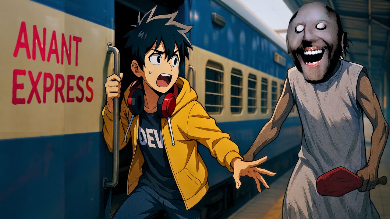 ANZU SENPAI STUCK IN A LOOP ON AN INDIAN TRAIN | ANANT EXPRESS