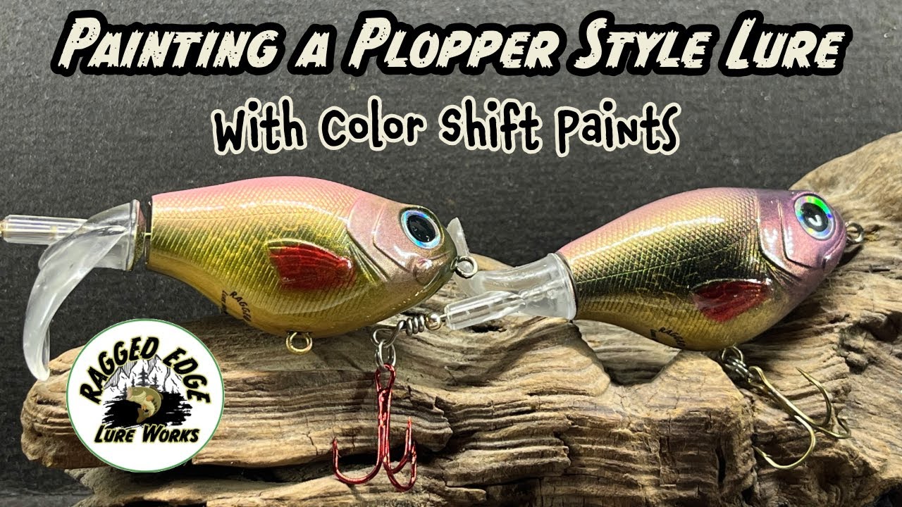 Painting a Plopper Style Lure with Color Shift Paints