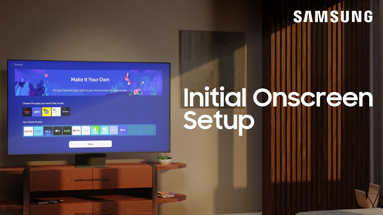 Setting up your TV for the first time using the Smart remote | Samsung US