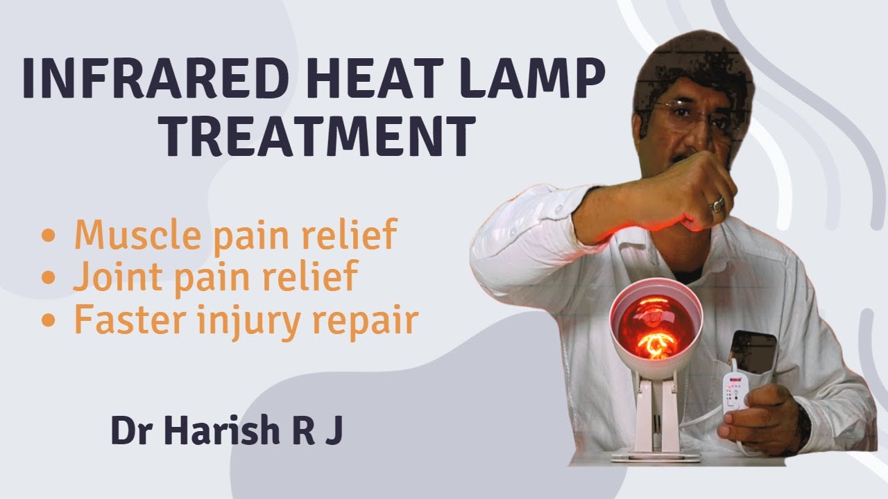 Infrared lamp heat therapy | Joint pain, muscle pain, back pain relief and faster injury repair🔥@rjh