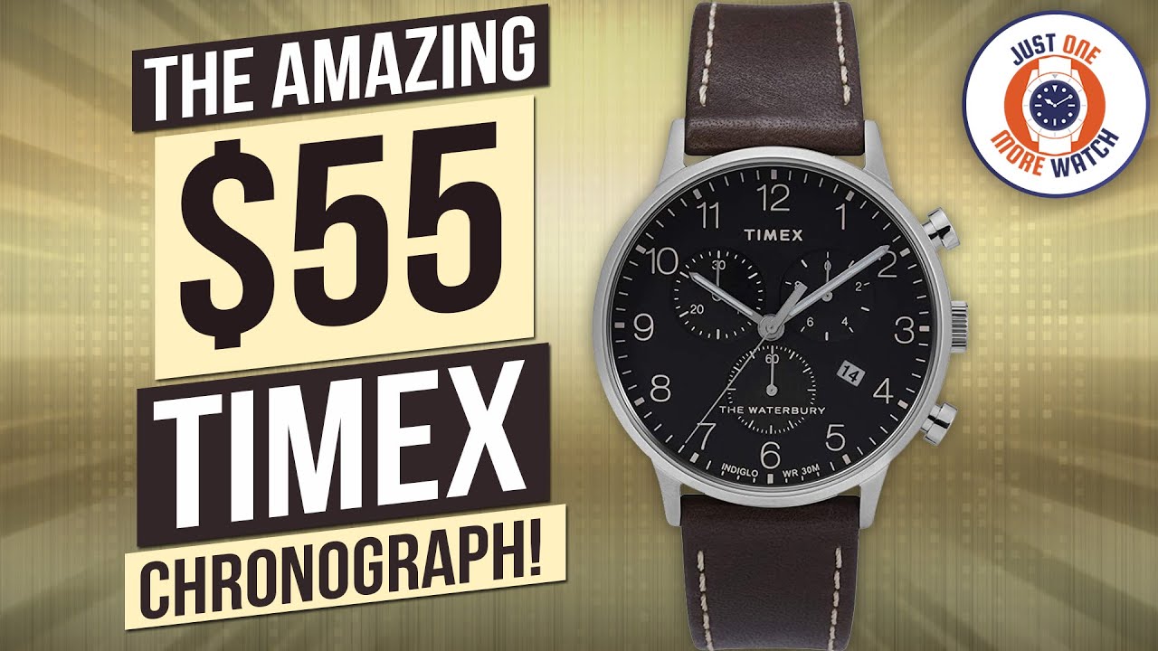 A Big Brand Chronograph For $55! Timex Waterbury