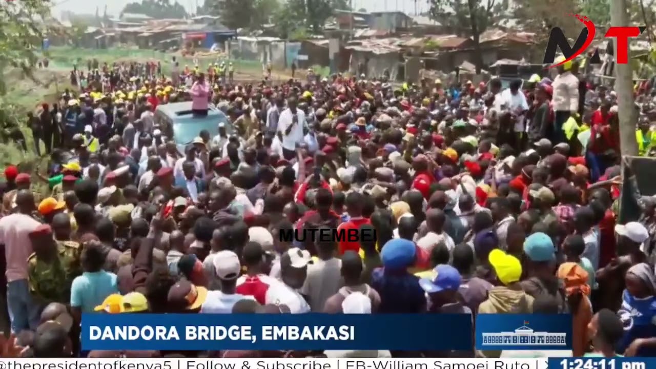 LISTEN TO SAKAJA SHORT REMARKs INFRONT OF PRES RUTO