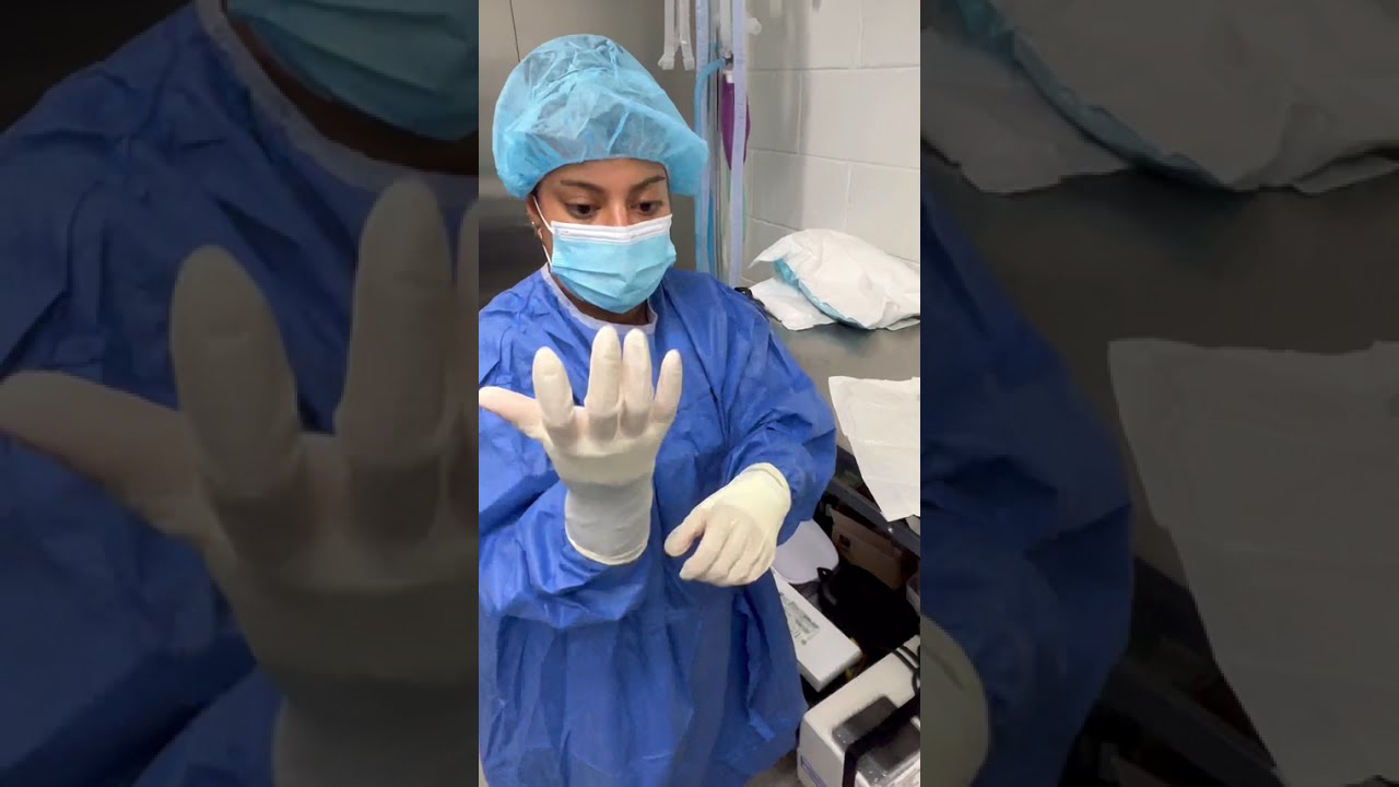 Step by step- Surgical gowning technique- Vet med