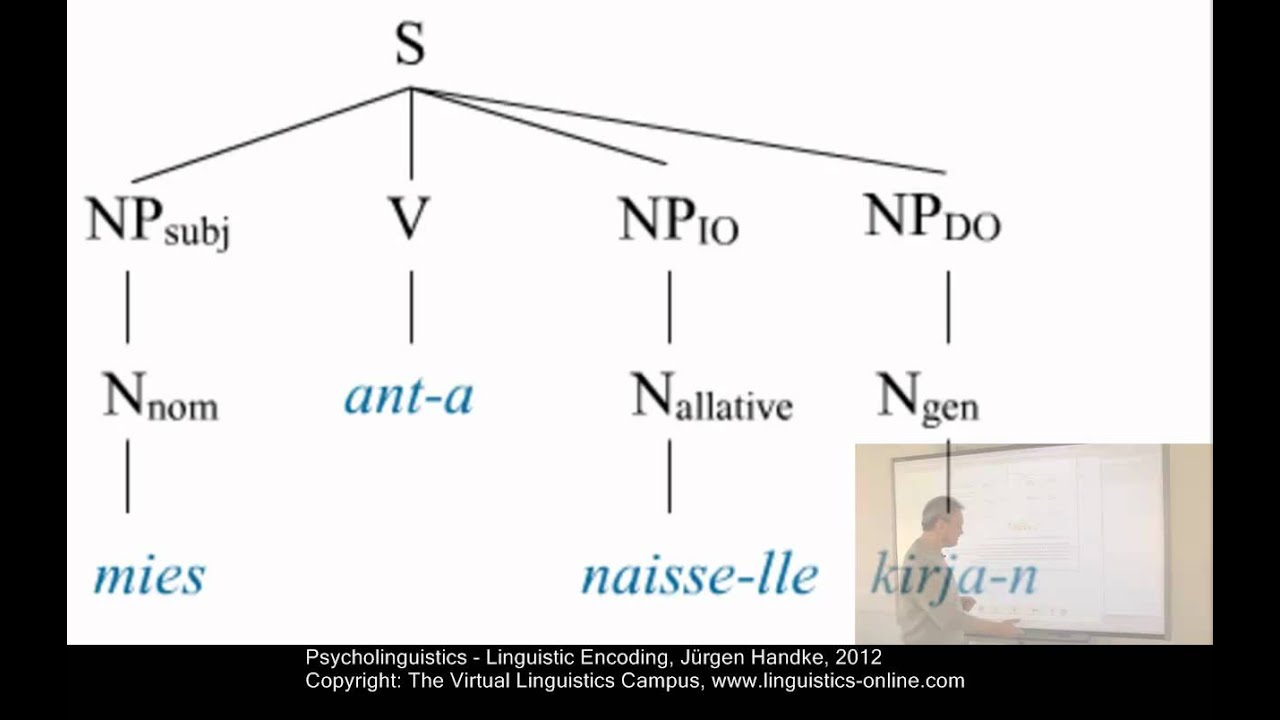 PSY103 - Linguistic Encoding