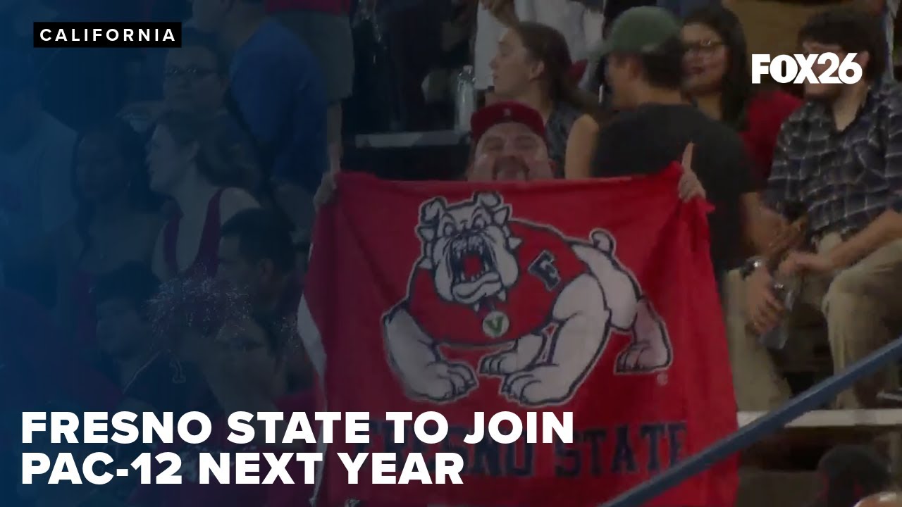 Fresno State news conference after being invited to join the Pac-12
