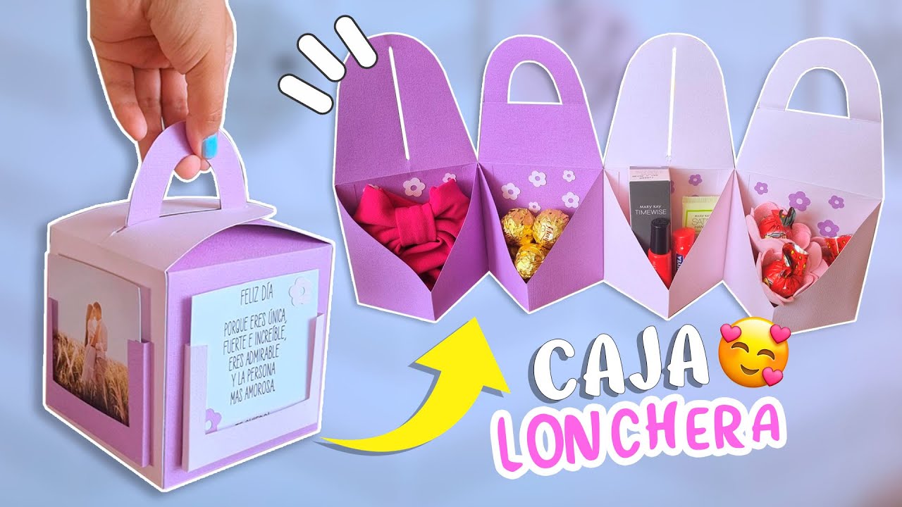CAJA SORPRESA DE REGALO✨ Tipo LONCHERA ✨Ideal para dulceros |Tu Diva Creativa