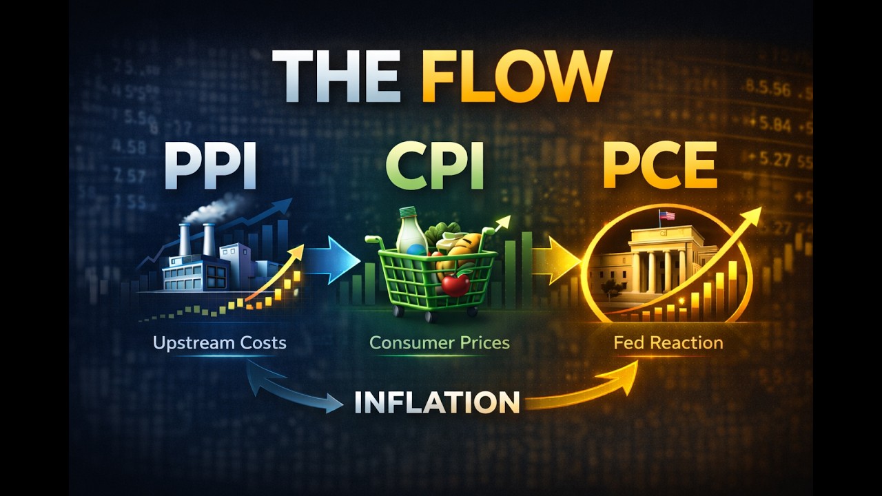 CPI, PPI, PCE - What Actually Matters (The Inflation Flow Explained)