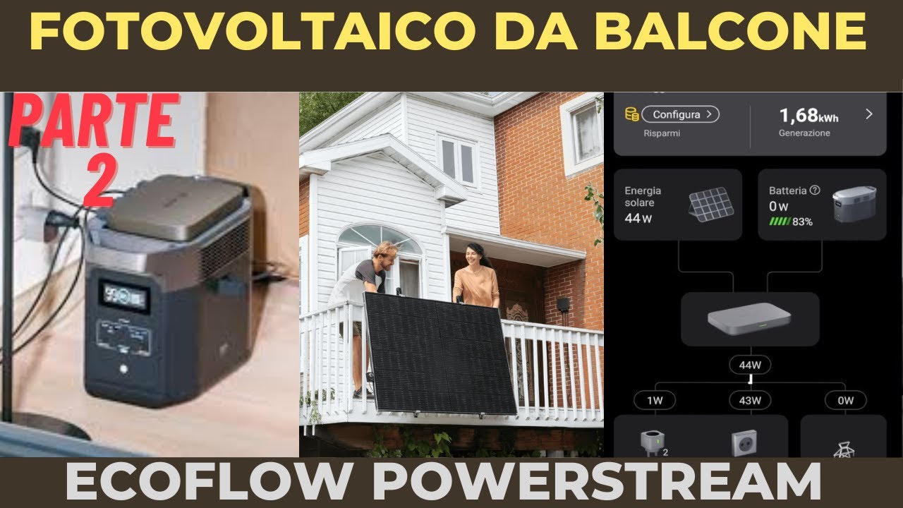 ECOFLOW POWERSTREAM | Fotovoltaico da balcone con accumulo | parte 2 funzionamento