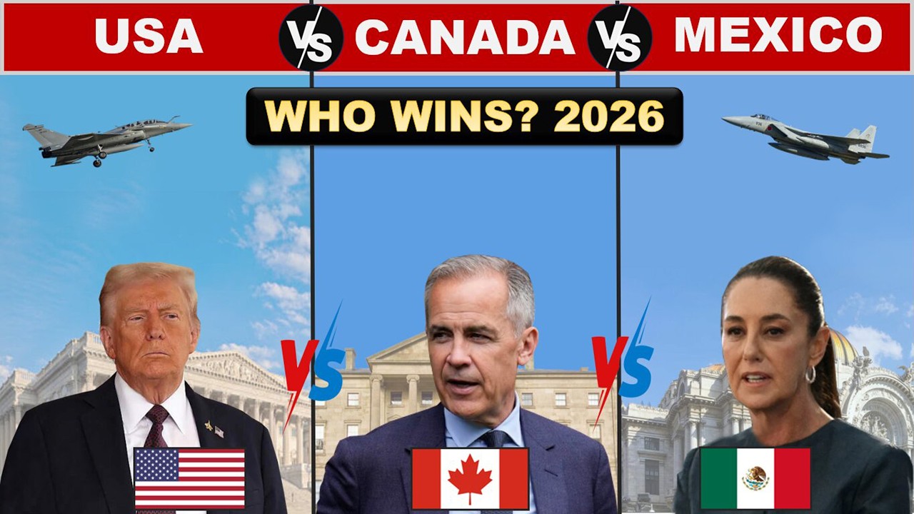 United States vs Canada vs Mexico 2026: North American Defense Power 🇺🇸🇨🇦🇲🇽