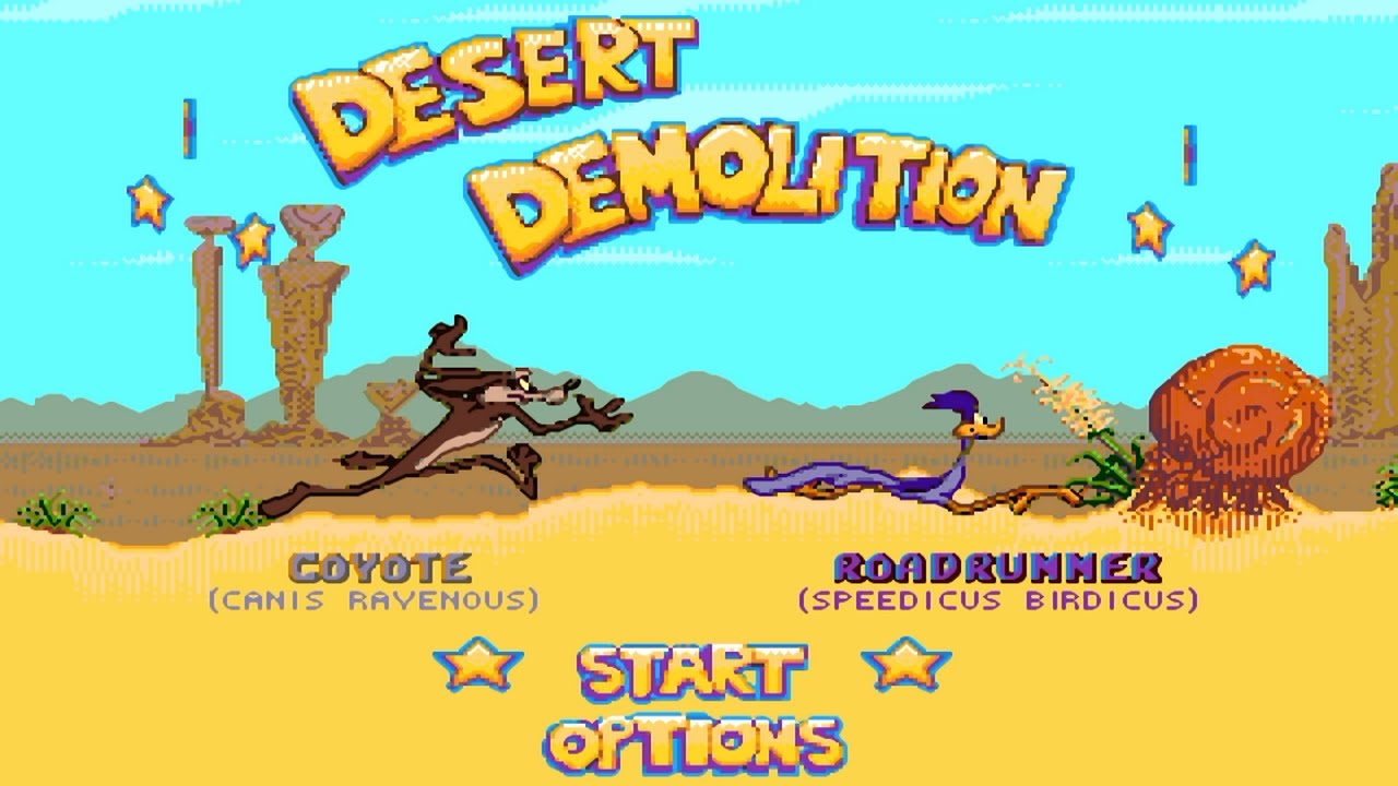 DESERT DEMOLITION - Coyote прохождение SEGA Mega Drive (Genesis) [005]