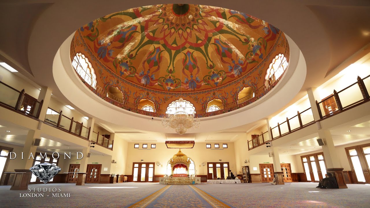 Guru Nanak Darbar #Gurdwara #Gravesend, #Sikh #Temple, Biggest in Europe #Kent #UK, गुरद्वारा