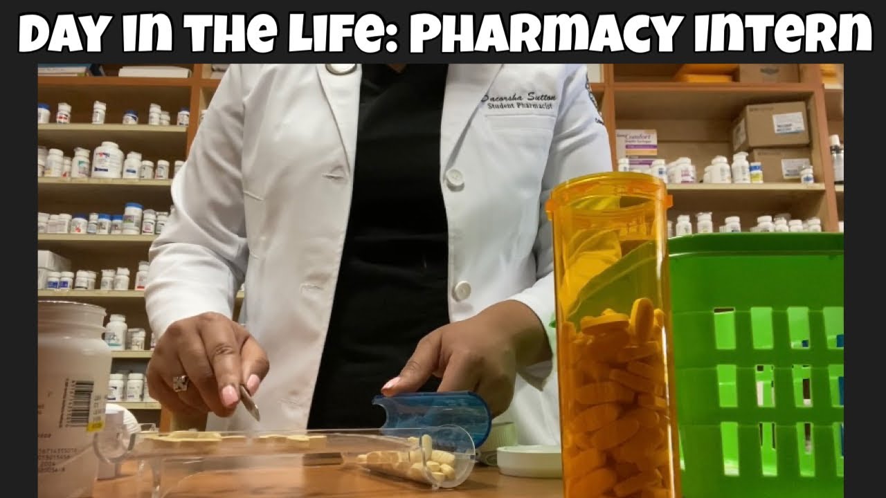Day in the Life of a Pharmacy Intern/ Technician | ASMR segment | Retail Setting | IPPE Rotation