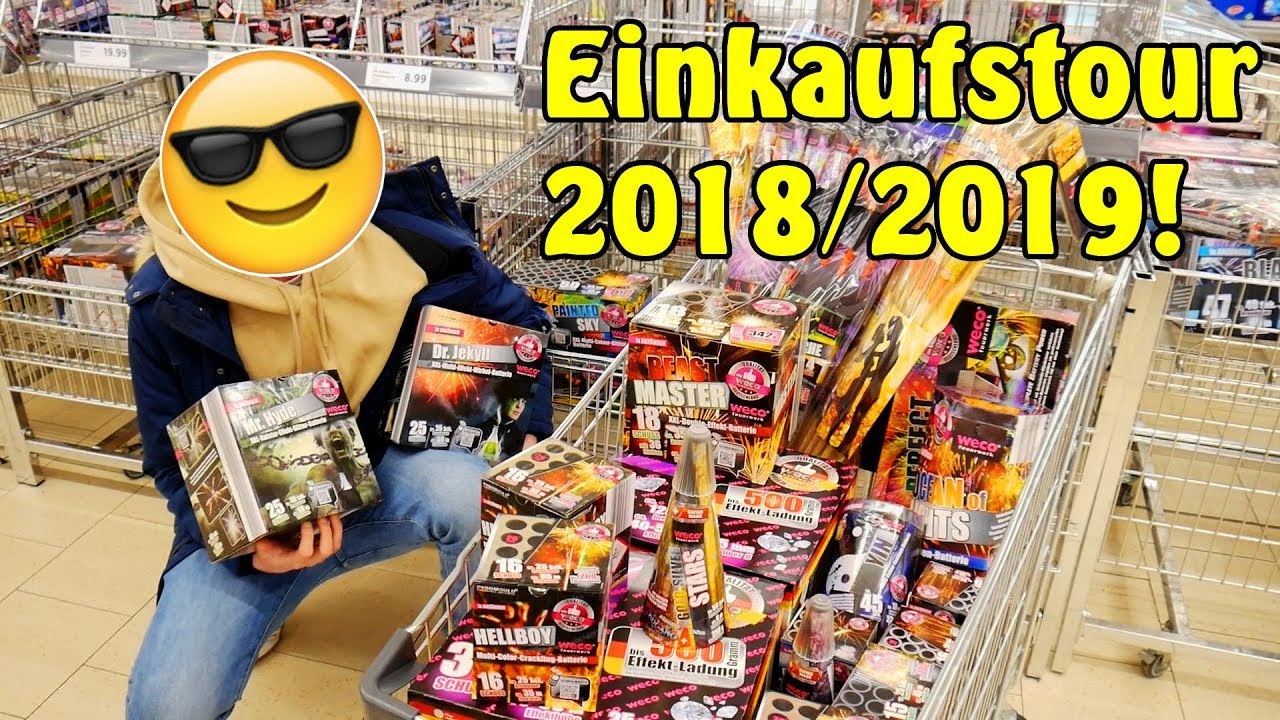 Feuerwerk Silvester Einkaufstour 2018/2019 - XXL Raritätenfund!