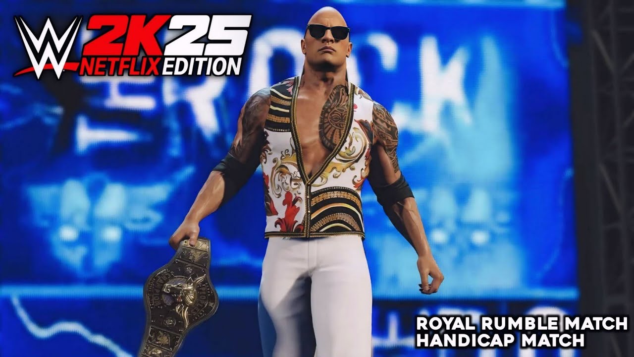 WWE 2K25: Netflix Edition (Новый матч «Королевская битва» и матч с гандикапом) Геймплей на Androi...