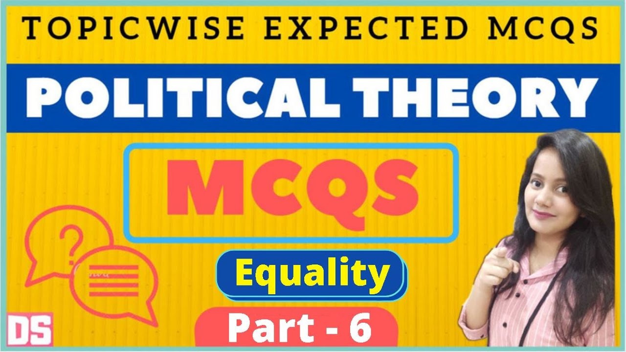 Political Theory Expected MCQs on Equality for UGC NET JRF