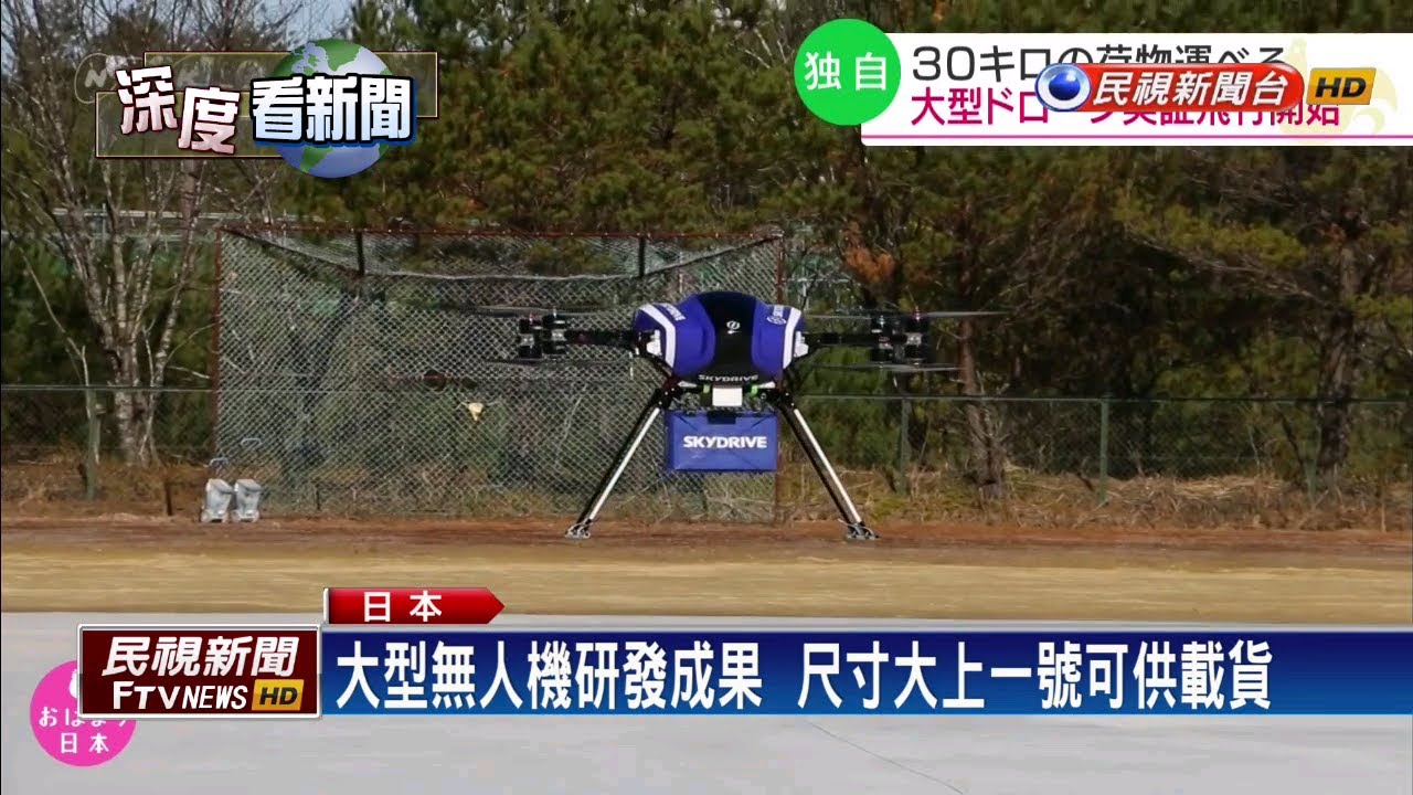 大型無人機載數十公斤重貨物  物流運輸利器－民視新聞