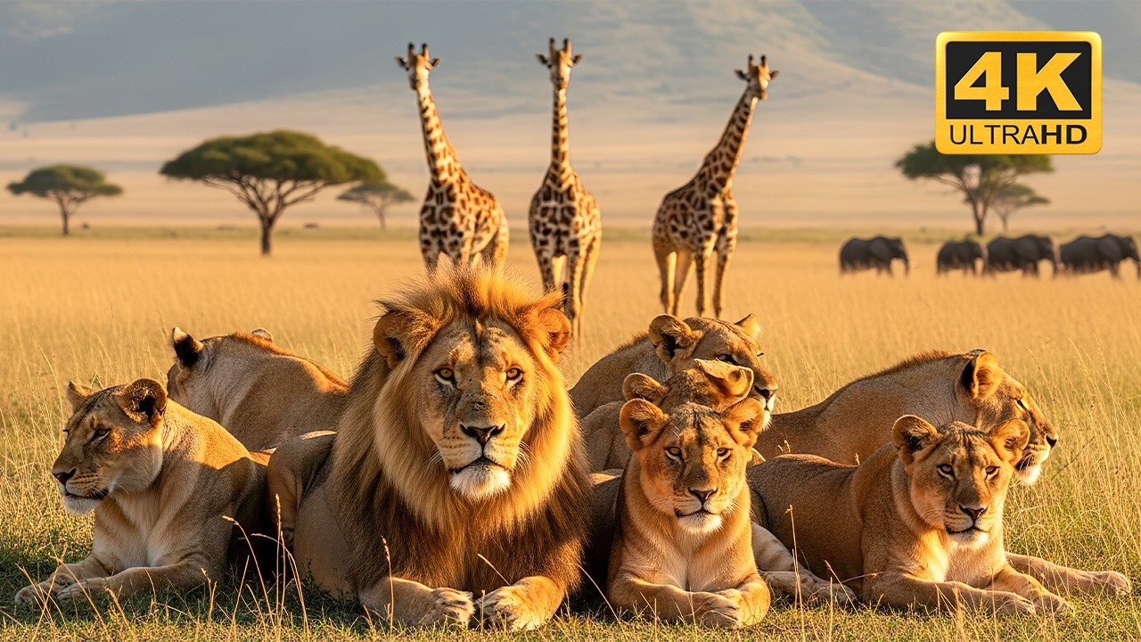4K Wildlife Wonders – Namib Desert Elephants & Endless Sand Horizons