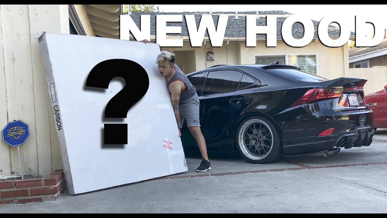Lexus IS Gets A New Hood! (CARBON FIBER)