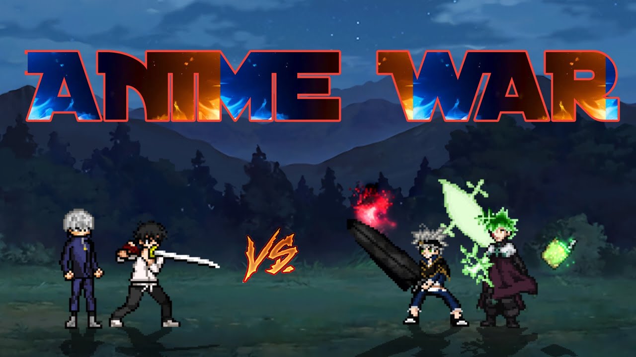 Yuta & Inumaki Toge VS Asta & Yuno in Jump Force Mugen