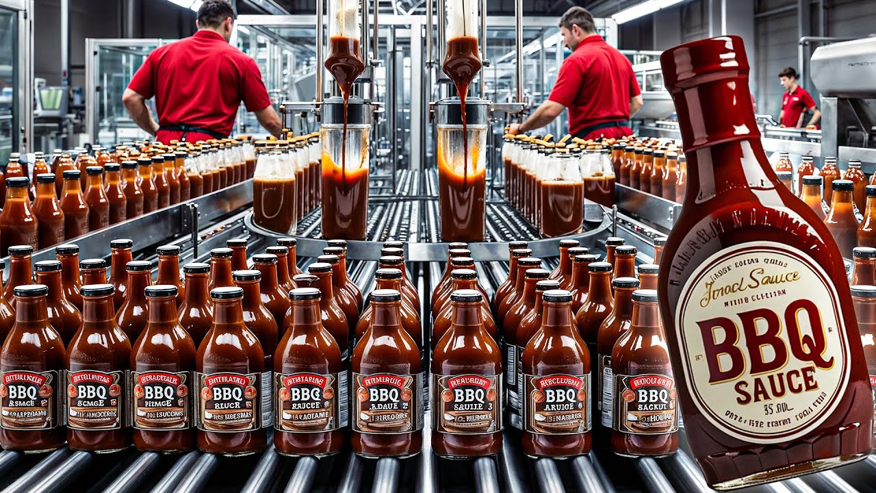 How BBQ Sause is Made in factories| BBQ Sause industry Production