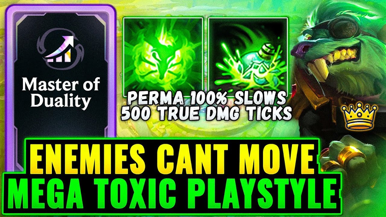 Most Toxic Playstyle: Infinite 99% Slow & 500 True Damage Every Second | League Arena Gameplay