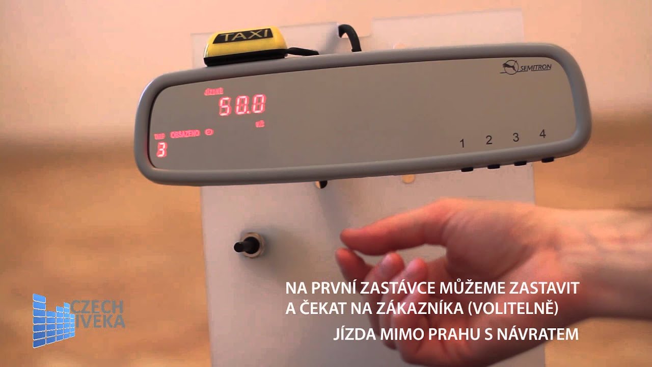 Semitron - Praktické znalosti z obsluhy taxametru - Otázka č. 9