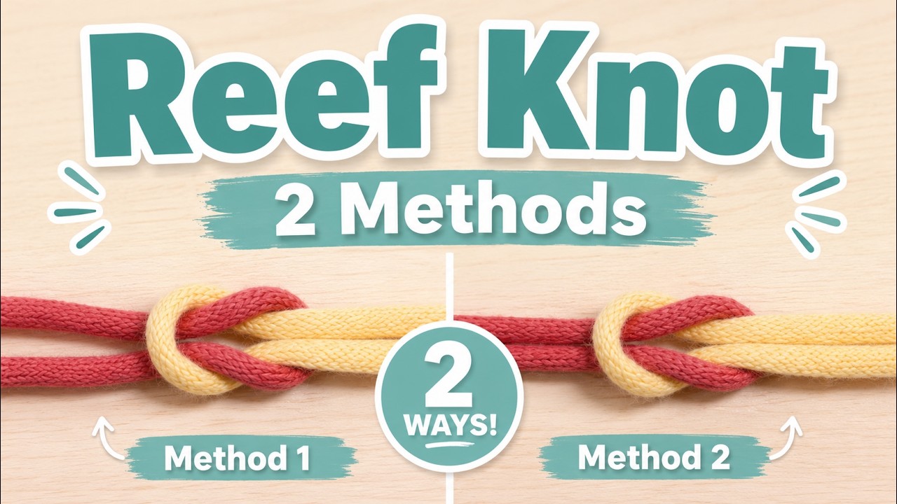 Reef Knot for Macrame: 2 Methods | BEGINNER