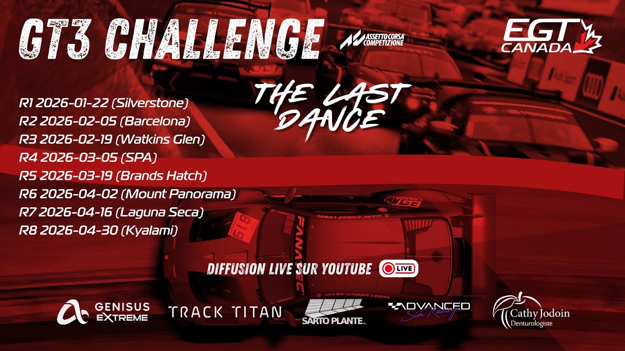 EGT GT3 Challenge | Saison 13 | Epreuve 4 | Spa-Francorchamps | Assetto Corsa Competizione