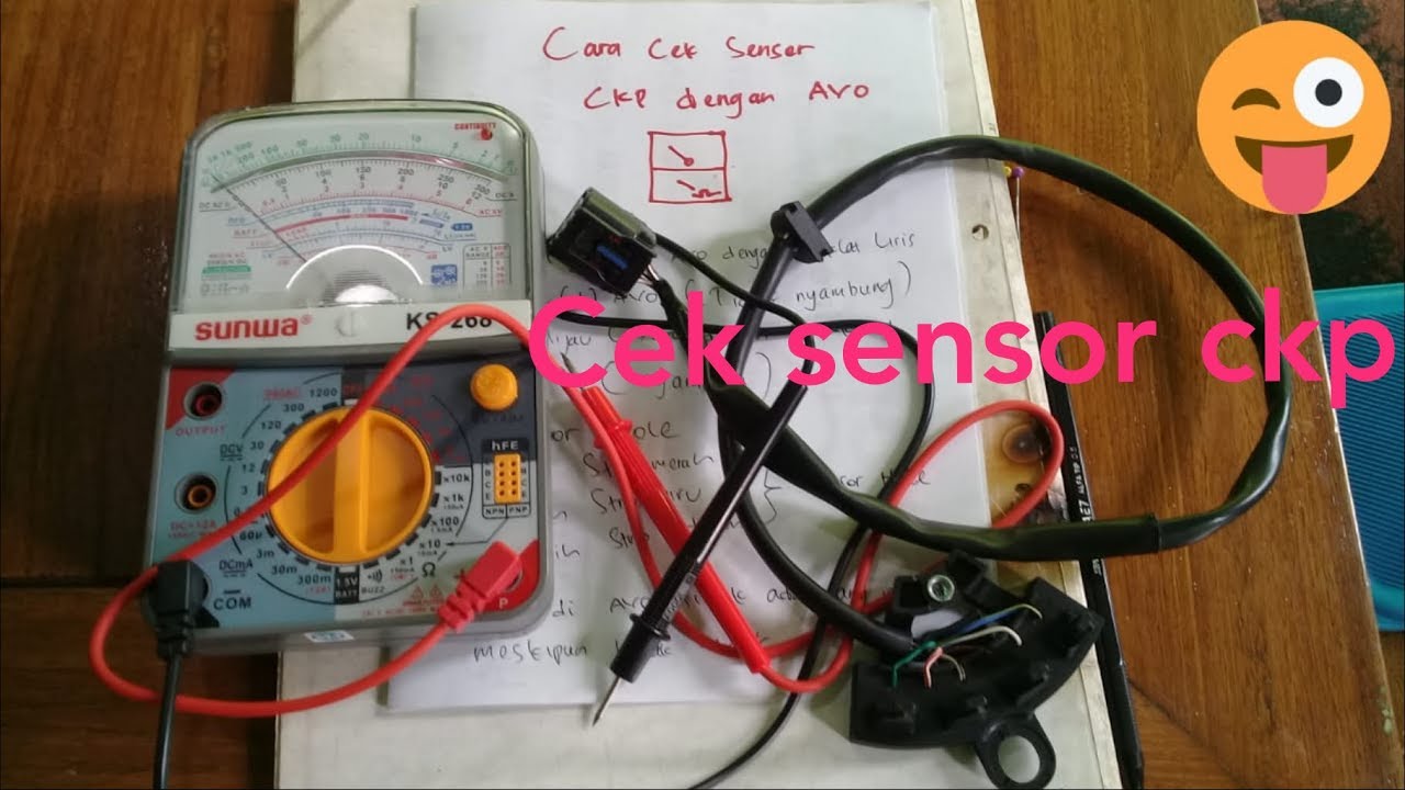 Cara cek sensor ckp dengan avometer cek sensor ckp dengan avo