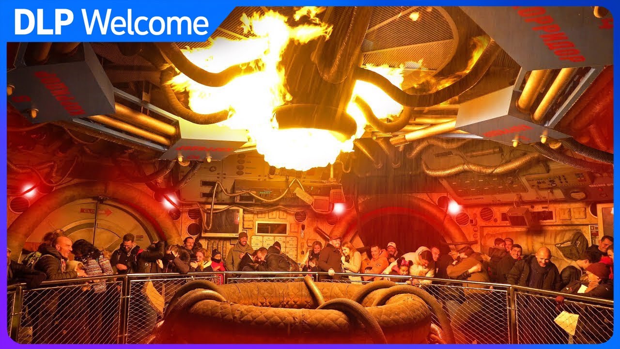 [4K - Low Light ] Armageddon Ride 2019 - Walt Disney Studios Park - Disneyland Paris