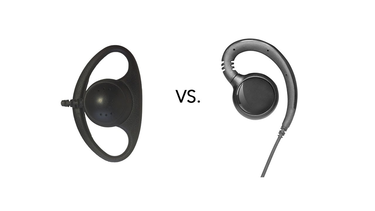 Best Earpieces For Two Way Radios: D Shell and G Hook Earpieces