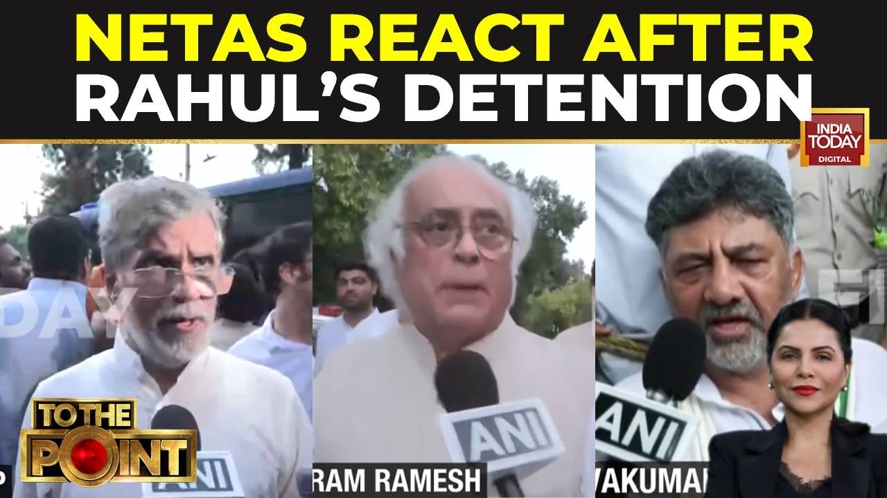Congress Protest: Opposition Leaders React After LoP Rahul Gandhi Got Detained By Delhi Police