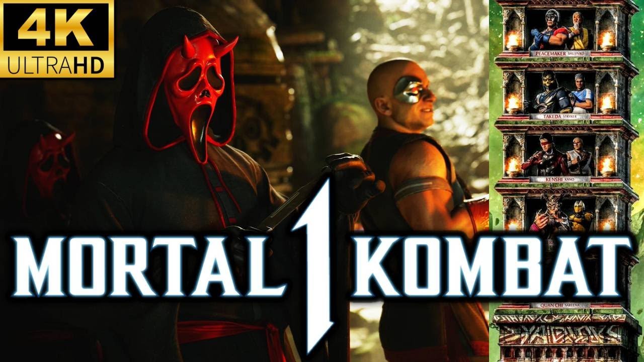 MK1 *DEVIL GHOSTFACE* KLASSIC TOWER GAMEPLAY!! (KANO AS KAMEO) 4K 60 FPS (DEAD BY DAYLIGHT SKIN)