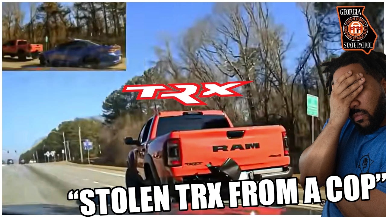 Perfect Chase | Police Officer's STOLEN Ram TRX F***S Up EVERYTHING running from GSP!