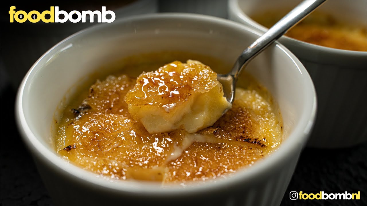 #265 Creme Brulee maken 🍮 | Creme Brulee recipe | Foodbomb