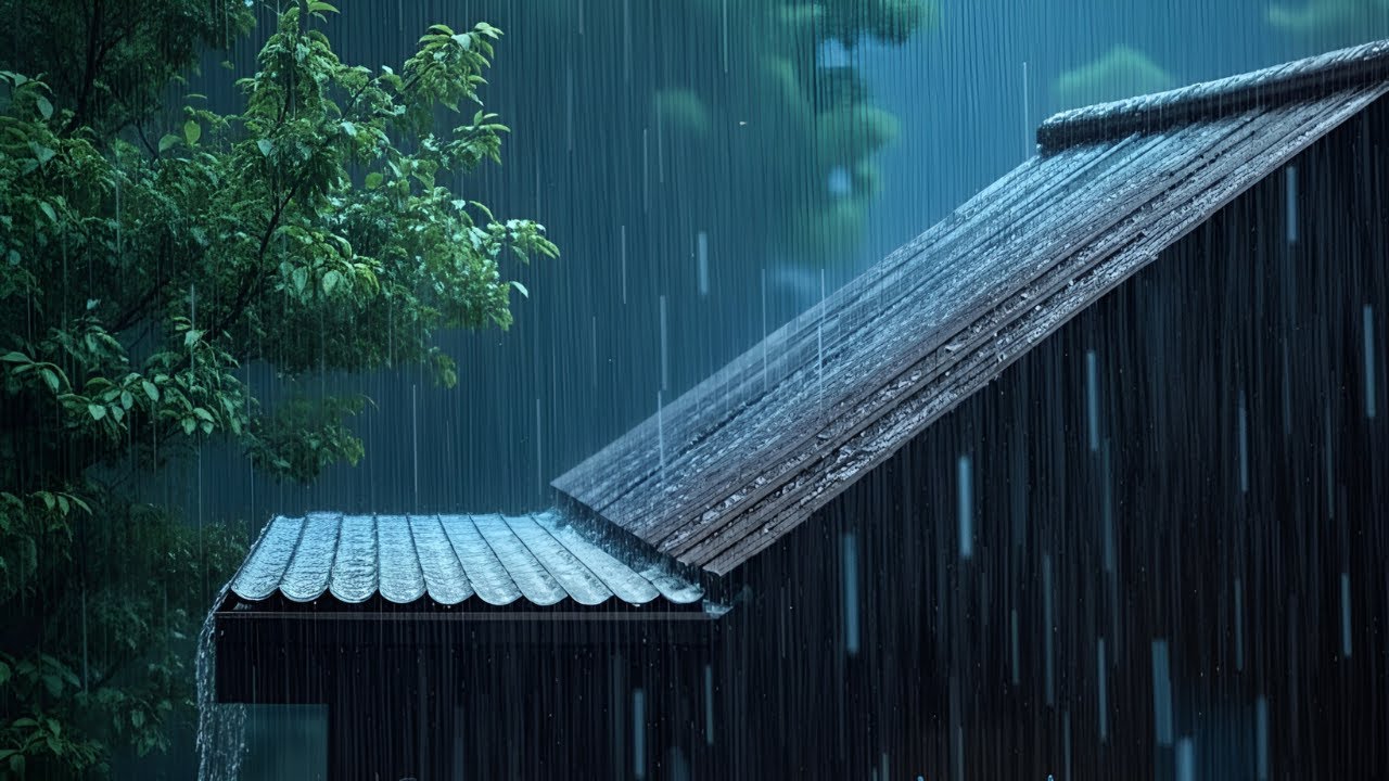 99% Fall Asleep Instantly | Soft Rain Sounds with Distant Thunder for Deep Night Sleep VOL 2